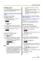 Preview for 73 page of Panasonic KX-NT400 Operating Instructions Manual