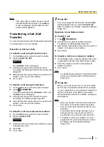 Preview for 75 page of Panasonic KX-NT400 Operating Instructions Manual