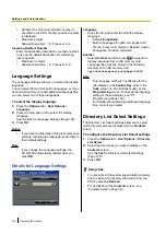 Preview for 124 page of Panasonic KX-NT400 Operating Instructions Manual