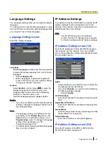 Preview for 167 page of Panasonic KX-NT400 Operating Instructions Manual