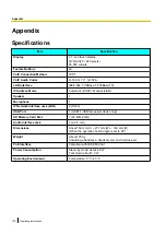 Preview for 178 page of Panasonic KX-NT400 Operating Instructions Manual