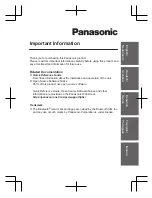 Preview for 1 page of Panasonic KX-NT511 Manual