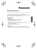 Preview for 7 page of Panasonic KX-NT511 Manual