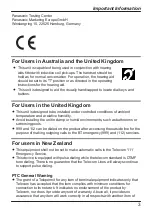 Preview for 3 page of Panasonic KX-NT511 Quick Reference Manual