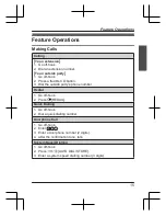 Preview for 15 page of Panasonic KX-NT543 Quick Reference Manual