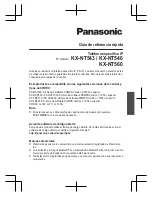 Preview for 51 page of Panasonic KX-NT543 Quick Reference Manual