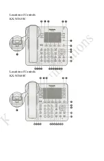 Предварительный просмотр 2 страницы Panasonic KX-NT6 Series User Manual