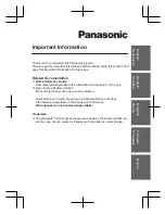 Предварительный просмотр 1 страницы Panasonic KX-NT680 Manual