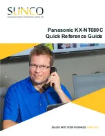 Panasonic KX-NT680C Quick Reference Manual preview