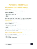 Preview for 8 page of Panasonic KX-NT680C Quick Reference Manual