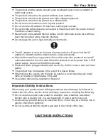 Preview for 5 page of Panasonic KX-NTV150 Important Information Manual