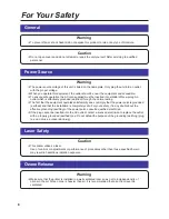 Preview for 8 page of Panasonic KX-P 8410 Series Operating Instructions Manual