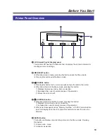 Preview for 19 page of Panasonic KX-P 8410 Series Operating Instructions Manual