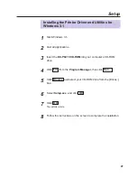 Preview for 41 page of Panasonic KX-P 8410 Series Operating Instructions Manual