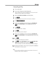 Preview for 43 page of Panasonic KX-P 8410 Series Operating Instructions Manual