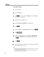 Preview for 44 page of Panasonic KX-P 8410 Series Operating Instructions Manual