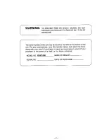 Preview for 3 page of Panasonic KX-P1090 Operating Instructions Manual