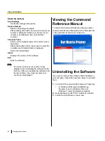 Preview for 26 page of Panasonic KX-P1121E Operating Instructions Manual