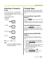 Предварительный просмотр 31 страницы Panasonic KX-P1121E Operating Instructions Manual