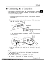 Предварительный просмотр 29 страницы Panasonic KX-P1123 Operating Instructions Manual