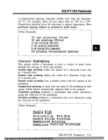 Preview for 65 page of Panasonic KX-P1123 Operating Instructions Manual