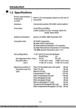 Preview for 8 page of Panasonic KX-P1124 Operating Instructions Manual