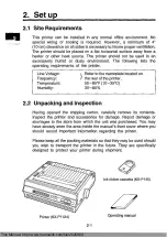 Preview for 14 page of Panasonic KX-P1124 Operating Instructions Manual