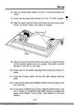 Предварительный просмотр 25 страницы Panasonic KX-P1124 Operating Instructions Manual