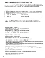 Preview for 2 page of Panasonic KX-P1131 - KX-P 1131 B/W Dot-matrix Printer Operating Instructions Manual