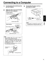 Предварительный просмотр 11 страницы Panasonic KX-P1131 - KX-P 1131 B/W Dot-matrix Printer Operating Instructions Manual