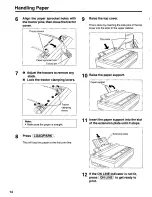 Предварительный просмотр 14 страницы Panasonic KX-P1131 - KX-P 1131 B/W Dot-matrix Printer Operating Instructions Manual