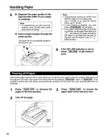 Preview for 16 page of Panasonic KX-P1131 - KX-P 1131 B/W Dot-matrix Printer Operating Instructions Manual