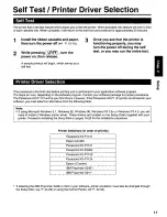 Preview for 17 page of Panasonic KX-P1131 - KX-P 1131 B/W Dot-matrix Printer Operating Instructions Manual