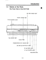 Preview for 11 page of Panasonic KX-P1180 Operating Instructions Manual