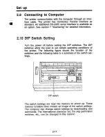 Preview for 24 page of Panasonic KX-P1180 Operating Instructions Manual