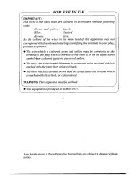 Preview for 2 page of Panasonic KX-P1624 Operating Instructions Manual