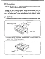 Preview for 6 page of Panasonic KX-P19 Manual