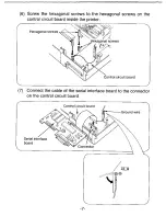 Preview for 8 page of Panasonic KX-P19 Manual