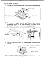 Preview for 10 page of Panasonic KX-P19 Manual