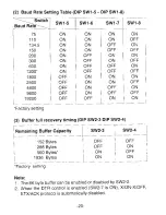 Preview for 21 page of Panasonic KX-P19 Manual