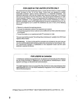 Preview for 2 page of Panasonic KX P2023 - KX-P 2023 B/W Dot-matrix Printer Operating Instructions Manual