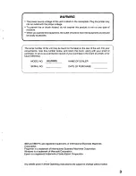 Preview for 3 page of Panasonic KX P2023 - KX-P 2023 B/W Dot-matrix Printer Operating Instructions Manual