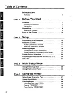 Предварительный просмотр 4 страницы Panasonic KX P2023 - KX-P 2023 B/W Dot-matrix Printer Operating Instructions Manual