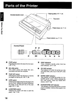 Предварительный просмотр 10 страницы Panasonic KX P2023 - KX-P 2023 B/W Dot-matrix Printer Operating Instructions Manual