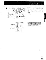 Preview for 13 page of Panasonic KX P2023 - KX-P 2023 B/W Dot-matrix Printer Operating Instructions Manual