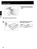 Предварительный просмотр 16 страницы Panasonic KX P2023 - KX-P 2023 B/W Dot-matrix Printer Operating Instructions Manual