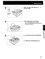 Предварительный просмотр 41 страницы Panasonic KX P2023 - KX-P 2023 B/W Dot-matrix Printer Operating Instructions Manual