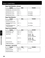 Preview for 46 page of Panasonic KX P2023 - KX-P 2023 B/W Dot-matrix Printer Operating Instructions Manual