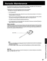 Предварительный просмотр 57 страницы Panasonic KX P2023 - KX-P 2023 B/W Dot-matrix Printer Operating Instructions Manual