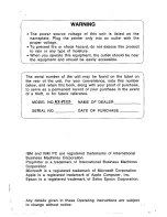 Предварительный просмотр 3 страницы Panasonic KX-P2123 Operating Instructions Manual